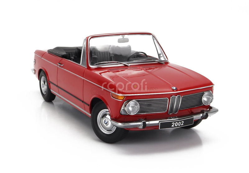 Kk-scale BMW 2002 Cabriolet 1968 - With Removable Soft-top 1:18 Red