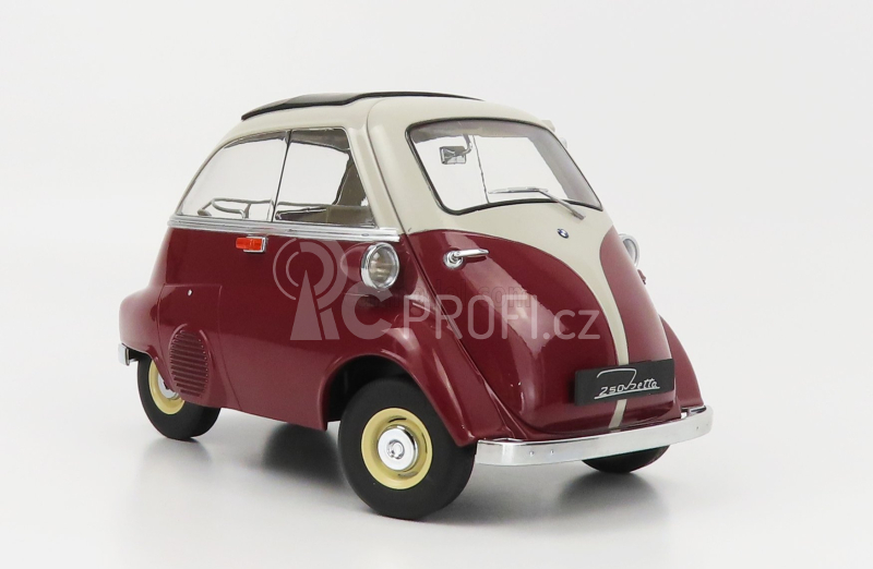 Kk-scale BMW Isetta 1959 1:12 Tmavě Červená