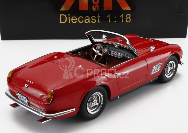 Kk-scale Ferrari 250gt California Spider Usa Version With Hard-top 1960 1:18 Red