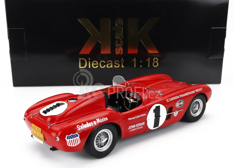 Kk-scale Ferrari 375 Plus 5.0l V12 Spider N 1 1:18, červená