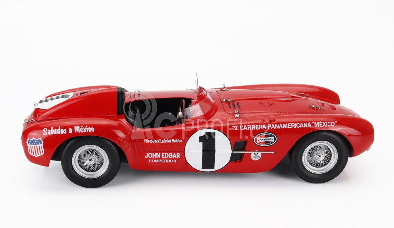 Kk-scale Ferrari 375 Plus 5.0l V12 Spider N 1 1:18, červená