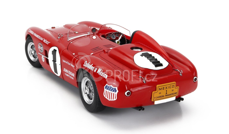 Kk-scale Ferrari 375 Plus 5.0l V12 Spider N 1 1:18, červená