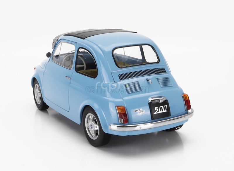 Kk-scale Fiat 500 F Custom With Abarth Rims 1968 1:12 Světle Modrá