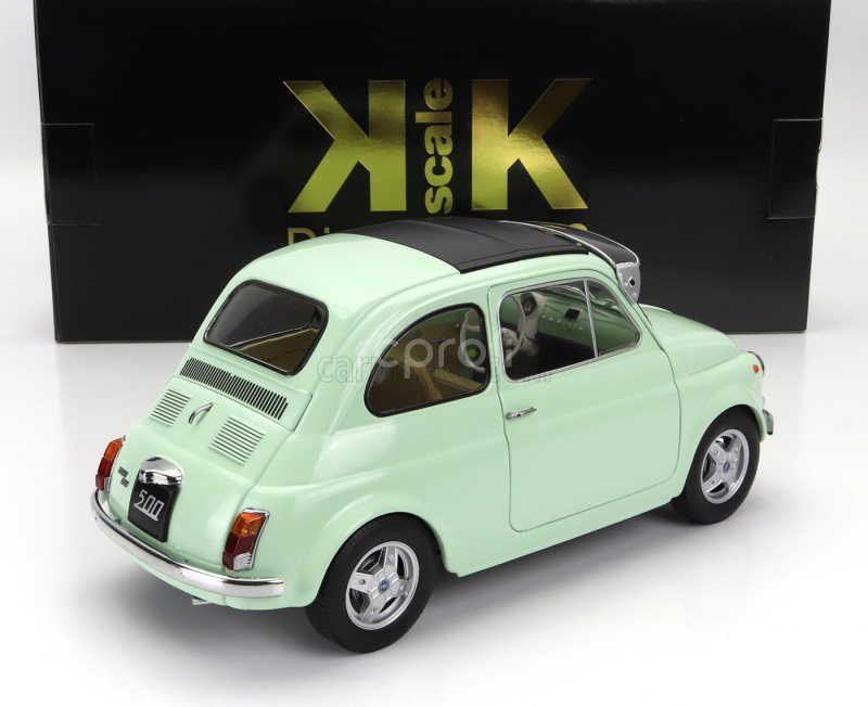 Kk-scale Fiat 500 F Custom With Abarth Rims 1968 1:12 Světle Zelená