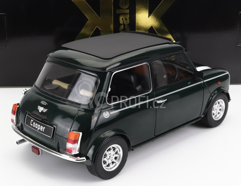 Kk-scale Mini Cooper Sunroof Rhd 1992 1:12 Tmavě Zelená Bílá