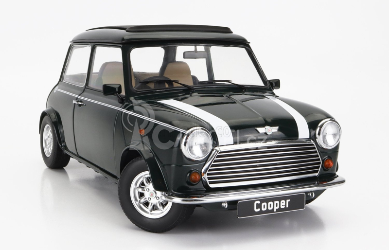 Kk-scale Mini Cooper Sunroof Rhd 1992 1:12 Tmavě Zelená Bílá