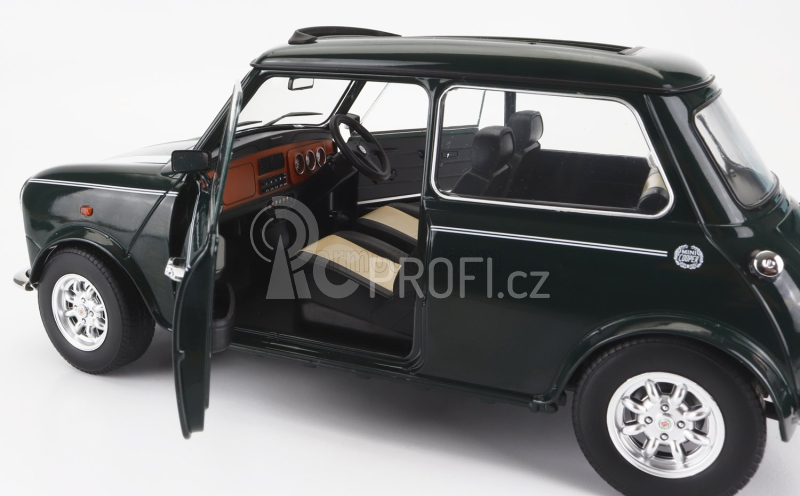 Kk-scale Mini Cooper Sunroof Rhd 1992 1:12 Tmavě Zelená Bílá