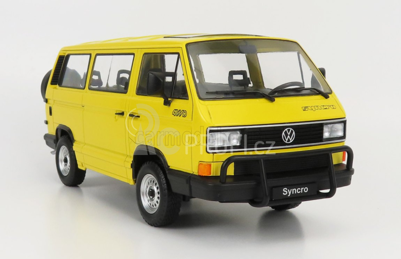 Kk-scale Volkswagen T3 Minibus Syncro 1987 1:18 Žlutá