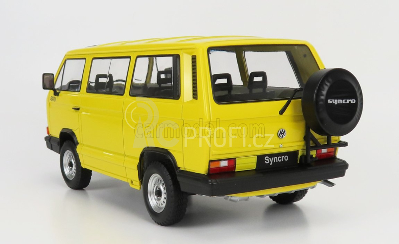 Kk-scale Volkswagen T3 Minibus Syncro 1987 1:18 Žlutá