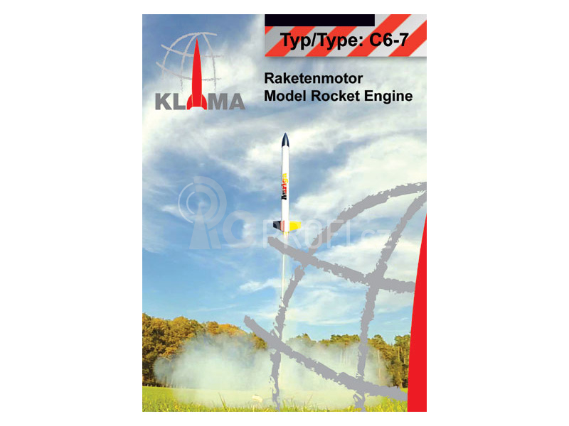 Klima raketový motor C6-7 EL (6ks)