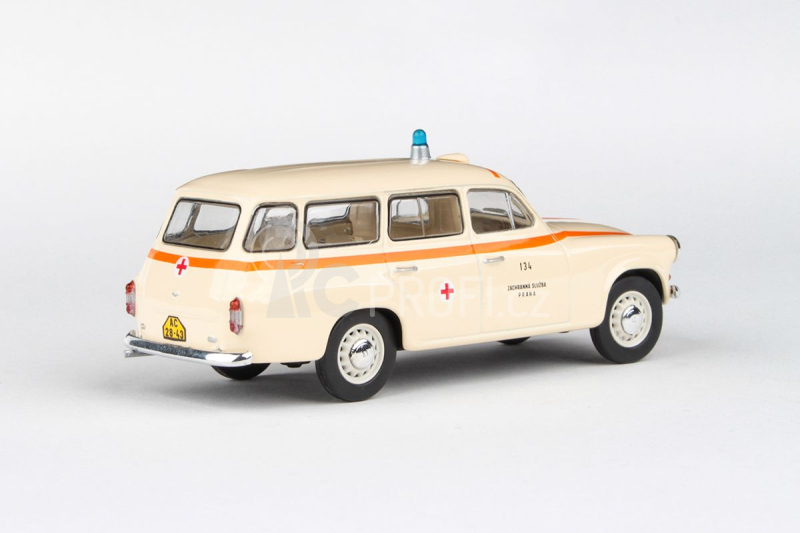 Abrex Škoda 1202 (1964) 1:43 - Sanitka - ZS Praha 134