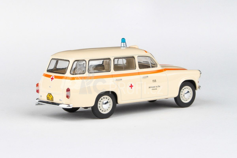 Abrex Škoda 1202 (1964) 1:43 - Sanitka - ZS Praha 155