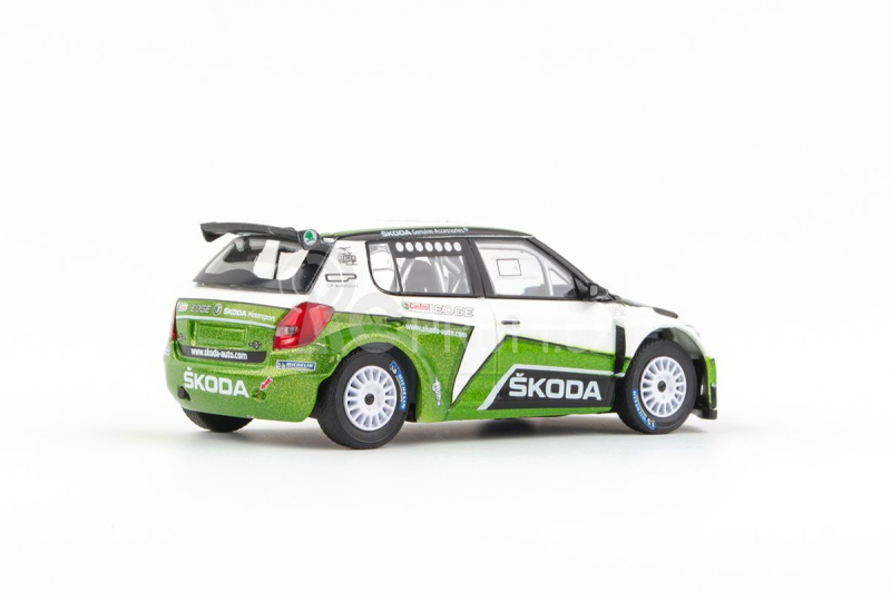 Abrex Škoda Fabia II FL S2000 (2010) 1:43 - Škoda Motorsport Design 2012 II - Šotolinová Kola