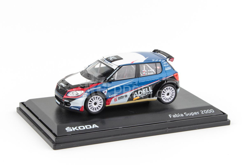 Abrex Škoda Fabia II FL S2000 (2010) 1:43 - Adell Mogul Racing Team 