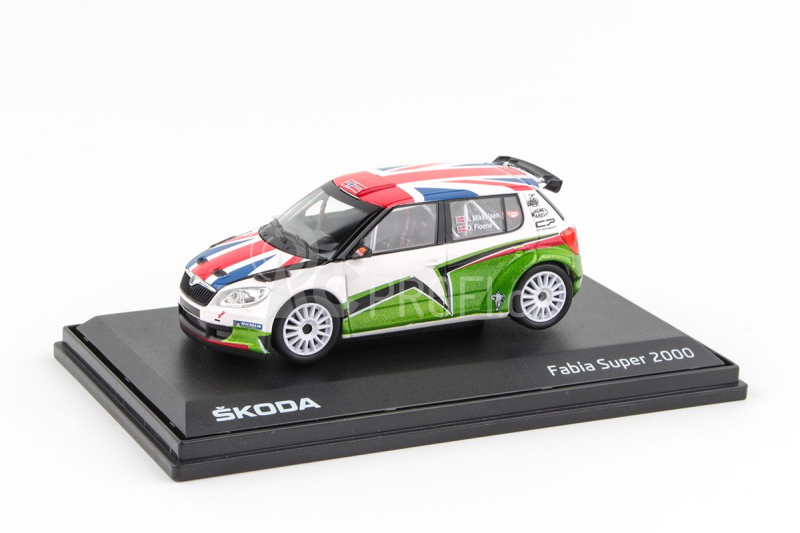 Abrex Škoda Fabia II FL S2000 (2010) 1:43 - Škoda UK 