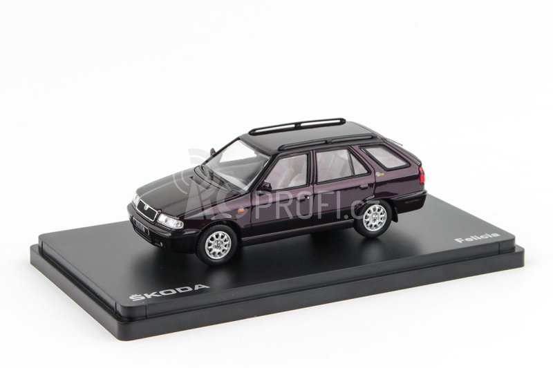 Abrex Škoda Felicia FL Combi (1998) 1:43 - Fialová Esprit Metalíza - Mystery