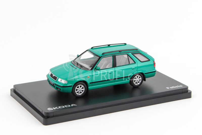 Abrex Škoda Felicia FL Combi (1998) 1:43 - Zelená Pacific Metalíza