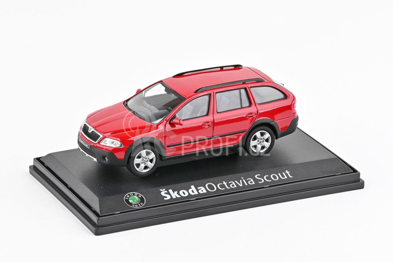 Abrex Škoda Octavia II Combi Scout (2007) 1:43 - Červená Corrida