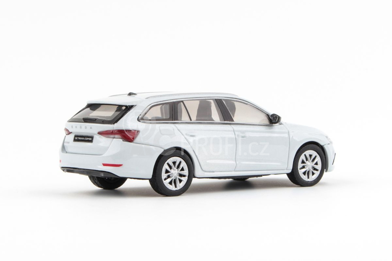 Abrex Škoda Octavia IV Combi (2020) 1:43 - Bílá Moon Metalíza