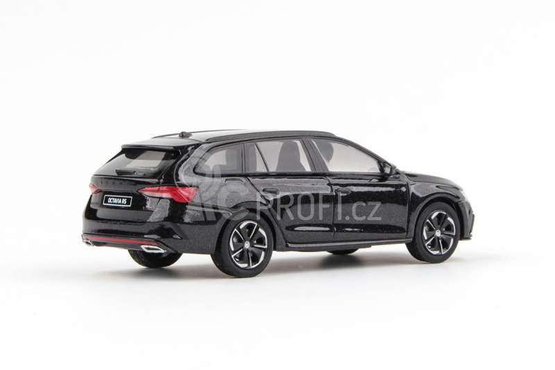 Abrex Škoda Octavia IV Combi RS (2020) 1:43 - Černá Magic Metalíza