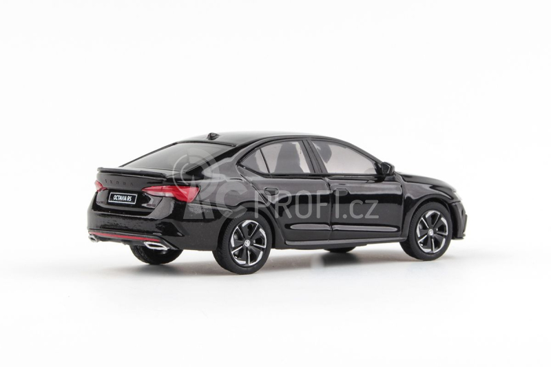 Abrex Škoda Octavia IV RS (2020) 1:43 - Černý Crystal Metalíza