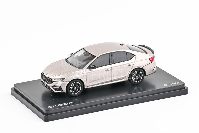 Abrex Škoda Octavia IV RS (2020) 1:43 - Béžová Sahara Metalíza