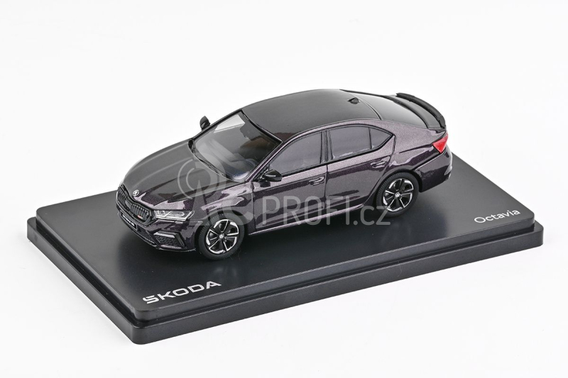 Abrex Škoda Octavia IV RS (2020) 1:43 - Fialová Space Metalíza