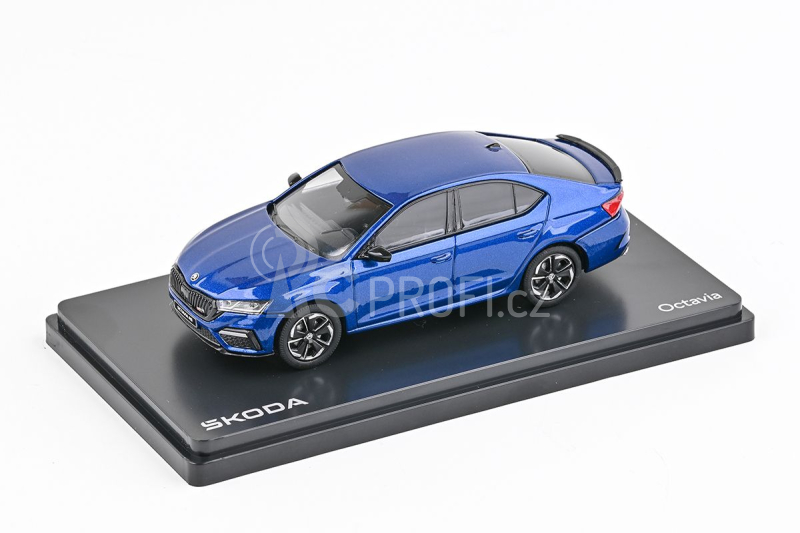 Abrex Škoda Octavia IV RS (2020) 1:43 - Modrá Nightfire Metalíza