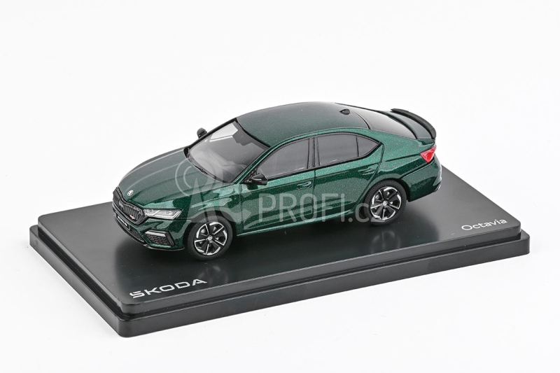 Abrex Škoda Octavia IV RS (2020) 1:43 - Zelená Amazonian Metalíza