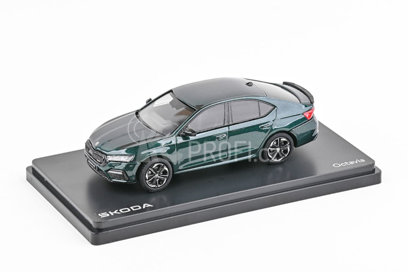 Abrex Škoda Octavia IV RS (2020) 1:43 - Zelená Highland Metalíza