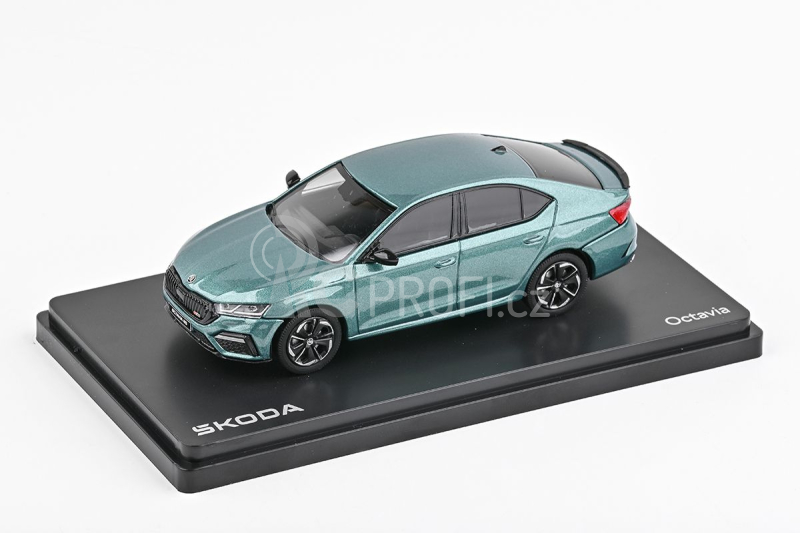 Abrex Škoda Octavia IV RS (2020) 1:43 - Zelená Water World Metalíza