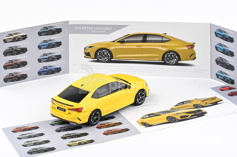 Abrex Škoda Octavia IV RS (2020) 1:43 - Žlutá Sprint