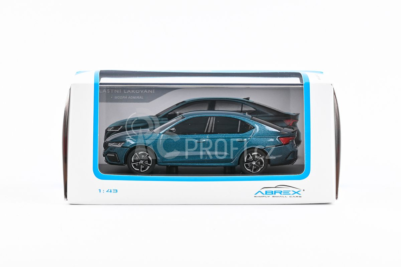 Abrex Škoda Octavia IV RS (2020) 1:43 - Modrá Admiral Metalíza