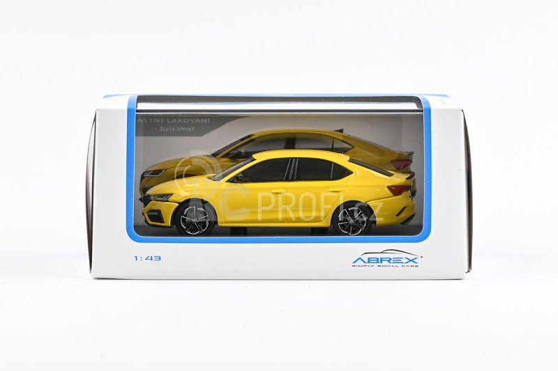 Abrex Škoda Octavia IV RS (2020) 1:43 - Žlutá Sprint