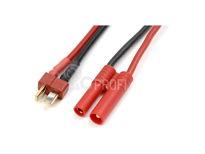 Konverzní kabel Deans přístroj - 4.0mm zlacený 14AWG