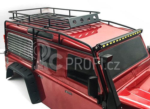 Kovový ochranný rám se super svítivou LED rampou pro Traxxas TRX-4