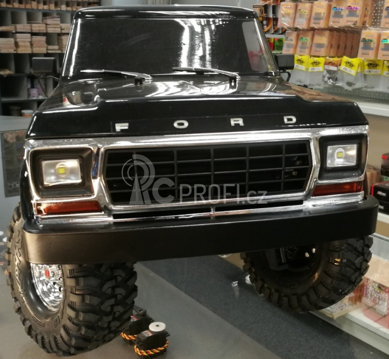 Kovový přední nárazník TRX-4 Bronco - černý