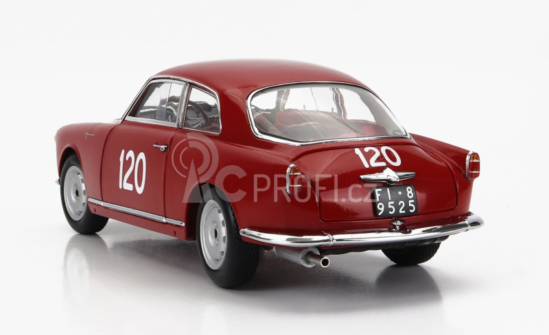 Kyosho Alfa romeo Giulietta Sv Sprint Veloce N 120 Mille Miglia 1956 G.becucci - P.cazzato 1:18 Red