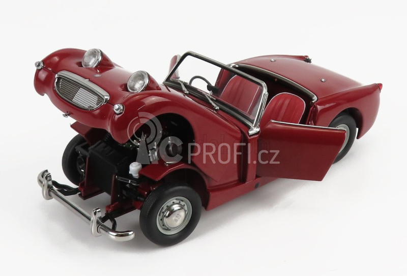 Kyosho Austin Healey Sprite Open - Spider 1958 1:18 Červená Červa