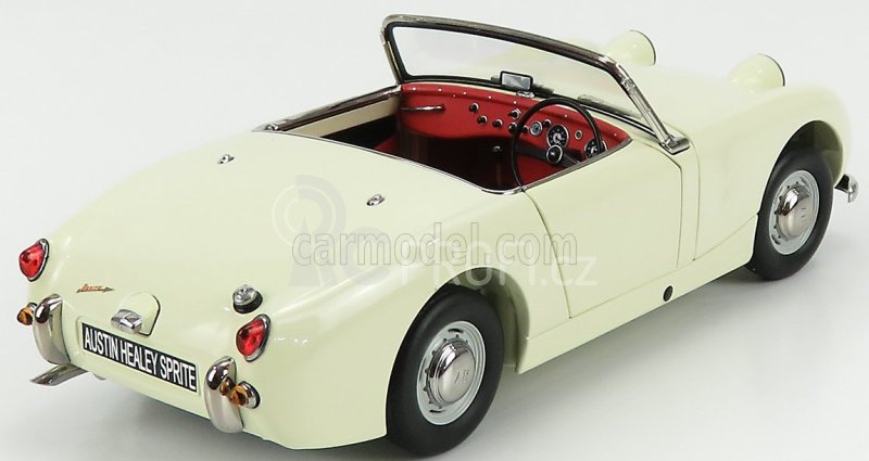 Kyosho Austin Healey Sprite Open - Spider 1958 1:18 Staroanglická Bílá