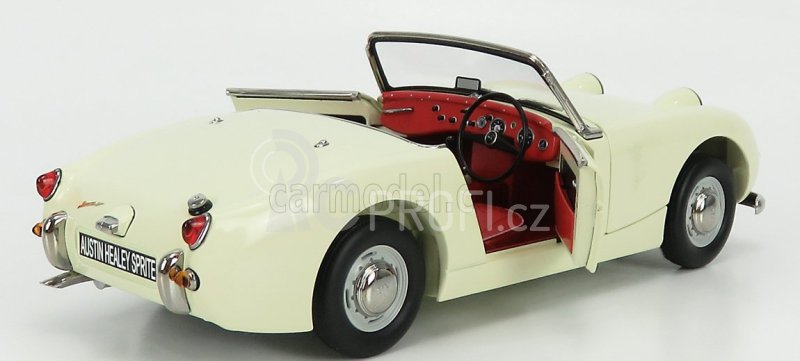 Kyosho Austin Healey Sprite Open - Spider 1958 1:18 Staroanglická Bílá