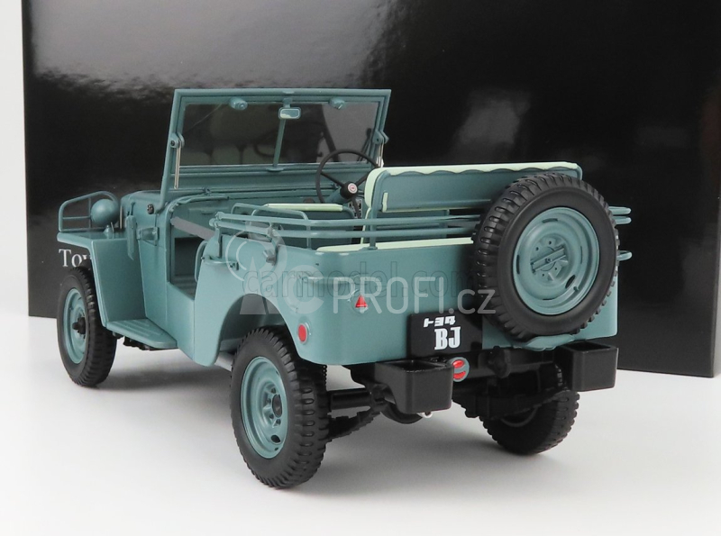 Kyosho Toyota Land Cruiser Bj 4x4 1951 1:18 Zelená Modrá