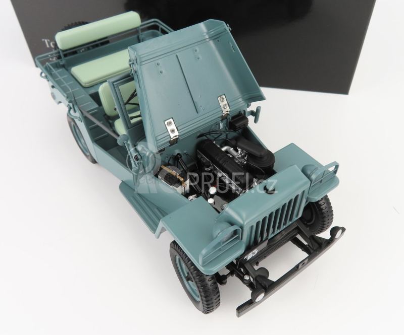 Kyosho Toyota Land Cruiser Bj 4x4 1951 1:18 Zelená Modrá