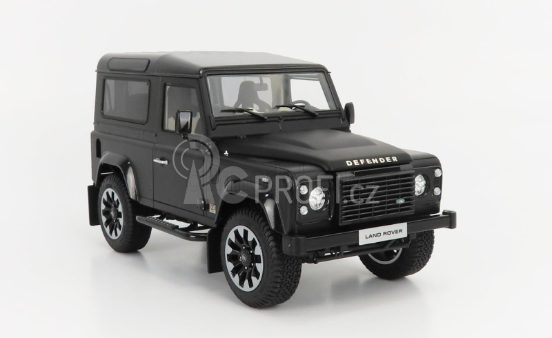 Lcd-model Land rover Defender 90 Works V8 70th Edition 2018 1:18 Matt Black