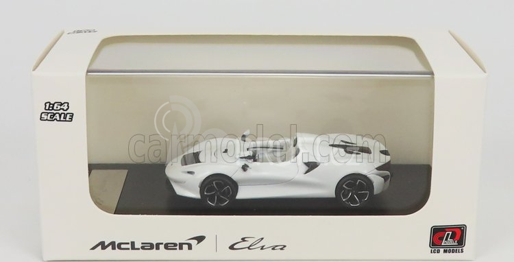 Lcd-model Mclaren Elva 2020 1:64 Bílá