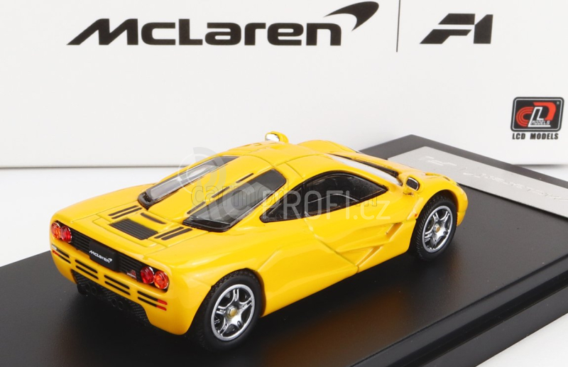 Lcd-model Mclaren F-1 1993 1:64 Žlutá