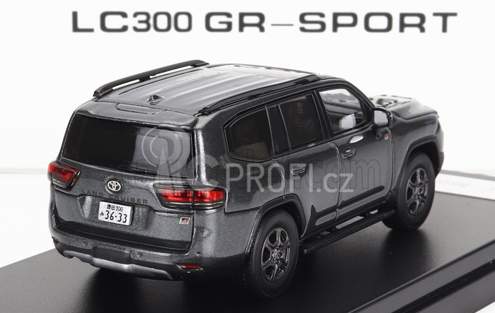 Lcd-model Toyota Land Cruiser Lc300-gr Sport 2022 1:64 Grey