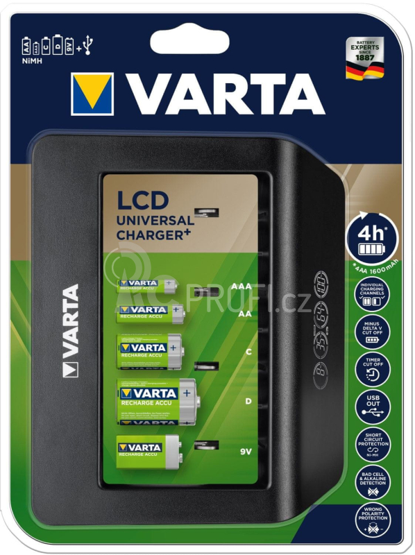 Varta LCD Universal charger plus