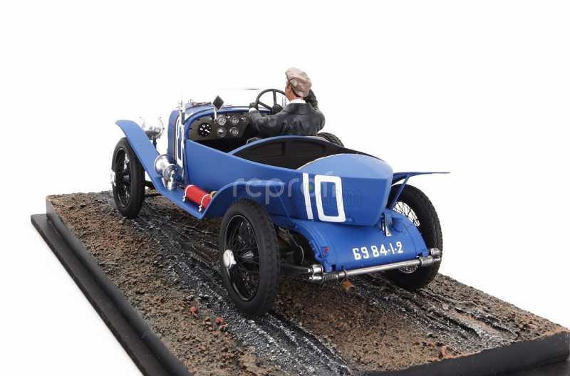 Le mans miniatures Chenard & walcker Type U3 15cv Sport 3.0l S4 Team Chenard-walcker Sa N 10 2nd 24h Le Mans 1923 Raoul Bachmann  - Christian Dauvergne 1:18 Světle Modrá