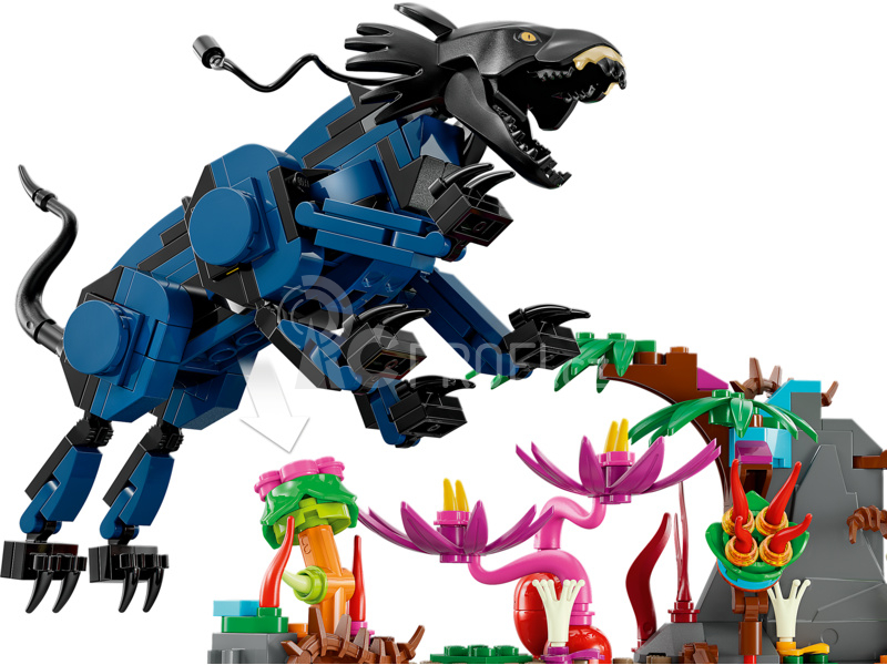 LEGO Avatar - Neytiri a thanator vs. Quaritch v AMP obleku